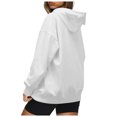 thumbnail image 2 of Womens Oversized Sweatshirt Cute Cat Ear Hoodies Pullover Baggy Comfy Casual Sweater Tops Trendy Fall Clothing, 2 of 5