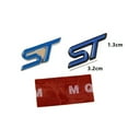 thumbnail image 5 of 3D Metal Letters ST Logo Car Steering Wheel Sticker Badge Emblem, 5 of 5