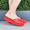 thumbnail image 2 of LAVRA Women's Chinese Sequin Mesh Floral Slipper Platform Sandals, 2 of 8