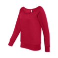 thumbnail image 2 of Bella + Canvas Women's Sponge Fleece Wideneck Sweatshirt, 2 of 3