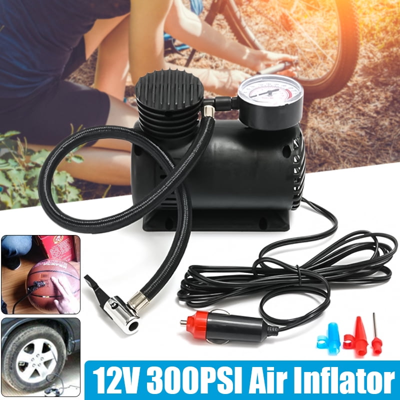 electric air compressor pump car bike tyre inflator