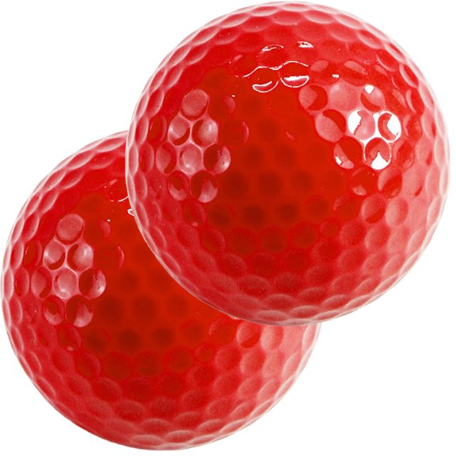 Pelotita de golf para torneos VentDepot MXSGQ-002 2 Piezas Rojo
