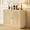 Natural, variant on Magic Union Modern Buffet Cabinet with Storage, Fluted Sideboard Accent Cabinet with Adjustable Shelves & Arched Doors, Modular Coffee Bar Credenza for Dining Room Kitchen Living Room Entryway
