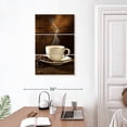 thumbnail image 3 of Elephant Stock Hot Coffee Wall Art - Vertical Multi Panel Canvas - Dining Room Wall Decor - Food And Drink Multi Panel - Brown And Orange Decor - 20" x 32", 3 of 8