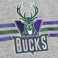 thumbnail image 7 of Men's Mitchell & Ness Heather Gray Milwaukee Bucks Hardwood Classics All Over 4.0 Pullover Sweatshirt, 7 of 7