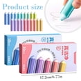 thumbnail image 3 of Pencil Erasers, Hexagonal Color Rubber Erasers, Art Erasers for Drawing, Sketching, Writing, Soft, High-Elasticity, Clean & Smudge-Free, for Students, Artists, Office, 10 Pcs, Blue, 3 of 9