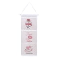 thumbnail image 4 of Hanging Storage Bag 3 Pockets DIY Rhinestone Design Chemical Fabric Washable Folding Hanging Storage Organizer, 4 of 14
