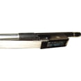 thumbnail image 2 of Top Woven Carbon Fiber Bass Bow, 4/4, Ebony Frog, French, 2 of 5