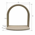 thumbnail image 2 of Mainstays Natrual 16'' arch wall shelf, 2 of 8