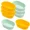 C, variant on 8-Piece Silicone Oval Cake Mold Set, Reusable Muffin Cupcake Cups for Bread, Toast, Cakes and Home Baking
