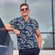 thumbnail image 4 of Fotbe Dragon Camiseta Polo de Golf para Hombre con Estampado – Camisa Deportiva Transpirable con Cuello Abotonado-Large, 4 of 6