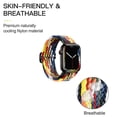 thumbnail image 3 of strap is applicable to apple iwatch1234567 adjustable nylon woven watch strap, 3 of 5
