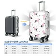 thumbnail image 4 of Disketp Cute Poodle Dog Elastic Travel Luggage Cover Travel Suitcase Protective Cover For Trunk Case Apply To 18''-32'' Suitcase Cover-Small, 4 of 7