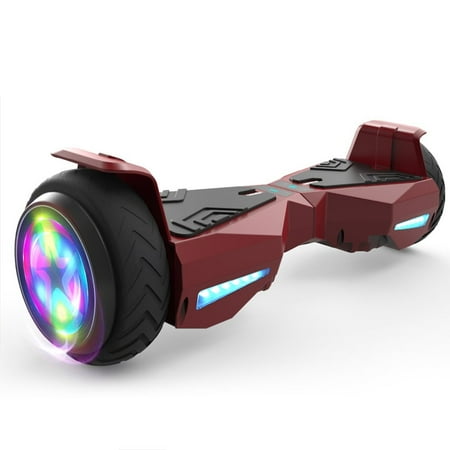 Hoverboard 6.5" UL 2272 Listed Two-Wheel Self Balancing Electric Scooter with LED Light Wheel Red