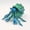 Blue-green, variant on Contemporary Hermit Crab Statue, Articulated Joints, Plastic Collectible Model, Perfect for New Year, Valentine'S Day, St. Patrick'S Day, Easter, Ramadan Gifts And Home Decoration
