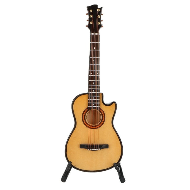 Guitar Model,Minature Guitar Model Wooden Guitar Replica Mini Guitar Replica Ultimate Comfort