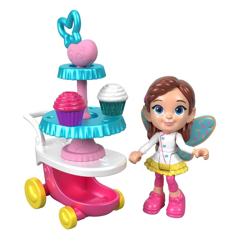 Fisher Price Nickelodeon Butterbean s Cafe Figures with Cart and Food Accessories