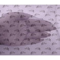 thumbnail image 4 of oneOone Viscose Chiffon Light Purple Fabric Rabbit Animal Sewing Material Print Fabric By The Yard 42 Inch Wide, 4 of 4