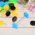 thumbnail image 5 of Uxcell 50pcs Toy Car Wheels, 45mmx12mm Plastic Roll and 2mmx50mm Shaft Round Rod Axles for DIY RC Car Model Part, Black, 5 of 5