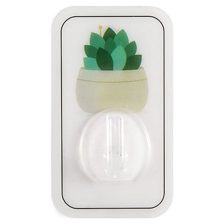 

Pengzhipp Waterproof Hooks Botanical Garden Hook Traceless Sticky Coat Hook Hanger Reusable Homehold Tool Multi-color