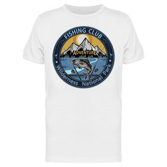 Fishing Club Salmon T-Shirt Men -Image by Shutterstock, Male 3X-Large