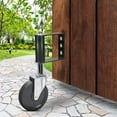 thumbnail image 1 of pitrice Porte Roulette Robuste en Caoutchouc Dur Roue Suspension Noir 4 Po, 1 of 9