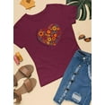 thumbnail image 3 of Storybook Style Flowers T-Shirt Women -Image by Shutterstock, Female 3X-Large, 3 of 4