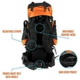 thumbnail image 6 of 70L Internal Frame Backpack, Orange, 6 of 7