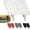 White, variant on Imitation Stone Garden Fence, Landscape Edging Border Faux Stone Garden Edging Border Plastic Pound in Edging for Landscaping Flower Beds Yard Decorative Artificial Rock Edgers Bricks (20, White)