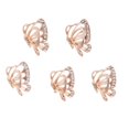 thumbnail image 1 of De Del Rhinestone De 5 Pedazos De Diamante De material perla Para La Joyería Gloria Botones mariposa rhinestone, 1 of 7