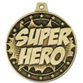 thumbnail image 2 of Superhero Medals, 2" Gold Diecast Superhero Medal Award 100 Pack, 2 of 2