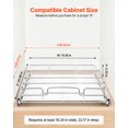VEVOR Pull Out Cabinet Organizer 15.16