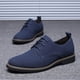 thumbnail image 2 of Zapatos informales Para Hombre, Zapatos planos azules con cordones de gamuza Oxford, mocasines de lujo, Zapatos de vestir Para Hombre, Zapatos Para Hombre 39-48, 2 of 5