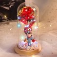 thumbnail image 4 of Rosa de La Bella y La Bestia con luz de hadas en cúpula para Navidad, regalo del Día de San Valentín, rosa de galaxia encantada LED, regalo del Día de la madre, 4 of 6