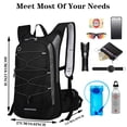 thumbnail image 4 of WEREWOLVES Hydration Pack, Insulated Hydration Backpack with 2L BPA Free Water Bladder and Storage, Hiking Backpack for Running, Cycling, Camping,18L, 4 of 7