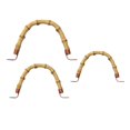 thumbnail image 2 of 3 Pcs Ceramic Tea Pot Loose Leaf Tea Maker Handle Rattan Purse Handles Decorative Kettle Handle Bamboos Teapot Handle, 2 of 3