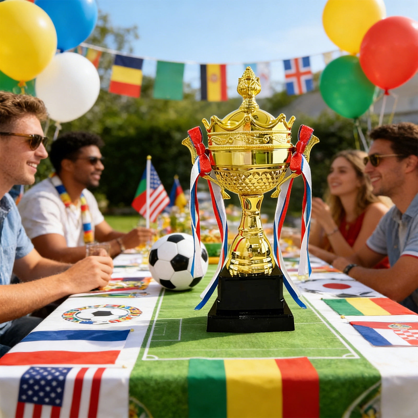ddioayh Trophy Cup Gold Place Award for Sports Championship Tournaments Sturdy Metal Construction Ideal for Basketball Football Competitions and Celebrations