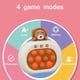 thumbnail image 2 of Juego de empuje rápido Burbuja de empuje con juguetes sensoriales de luz de sonido para suministros de regalos para niños (oso pardo), 2 of 3