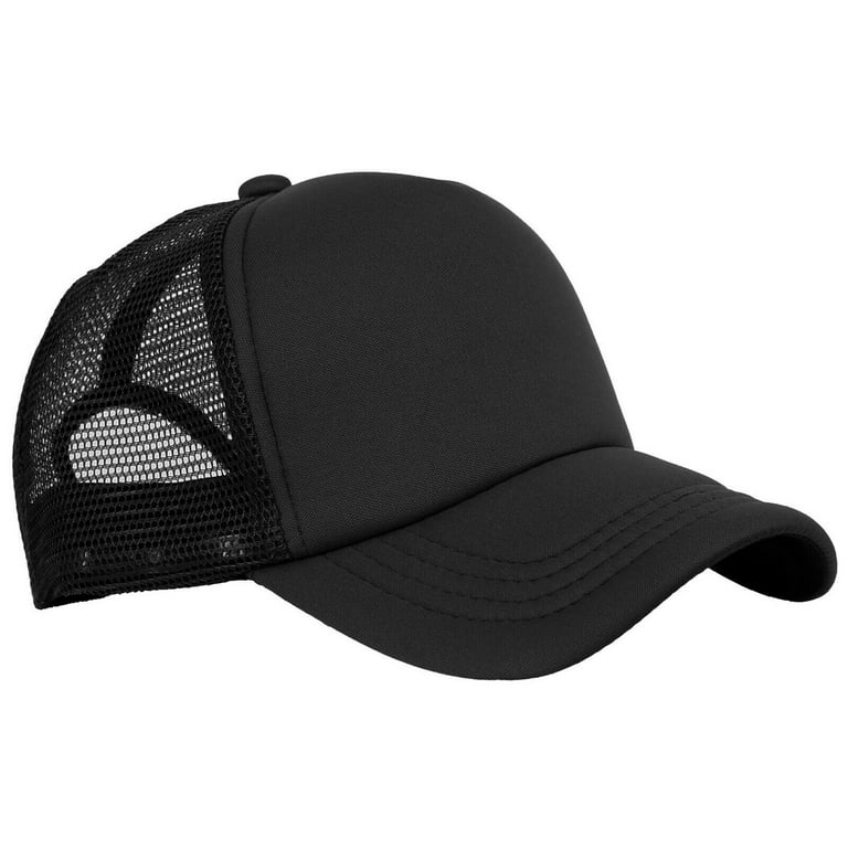 TRUCKER Baseball Cap Summer Mesh Hat Foam One Size Unisex Color
