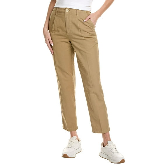 Alex Mill womens Boy Linen-Blend Pant, 0, Brown