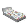 thumbnail image 3 of Jellyfish Bedding Set with Sheet & Covers, Tropical Coral Reef with Seaweed Algae Jellyfish Aquatic Saltwater Nemo Theme, Printed Bedroom Decor 2 Shams, 4 Sizes, Multicolor, by Ambesonne, 3 of 3