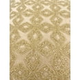 thumbnail image 2 of Bari Throw Pillow, Gold (18"x18"x4"), 2 of 4