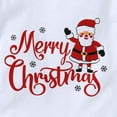 thumbnail image 5 of REgarm Baby Girl First Christmas Outfit Ruffle Long Sleeve Merry Christmas Romper Print Pants Headband Hat 4Pcs Fall Winter Clothes Sets (White,3-6 Months), 5 of 7