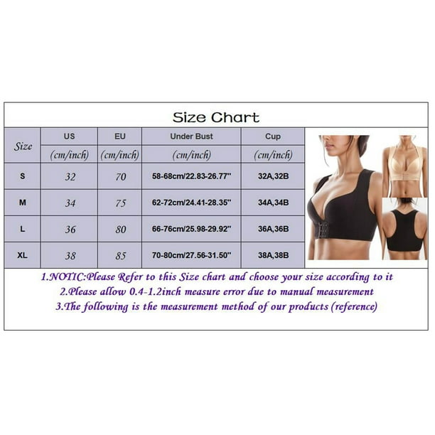 nsendm Female Underwear Adult Womens Bras Push up No Underwire Women Brea  Mash Breast Lifting X Shaped Beautify Back Corset Pack of Bras for(Beige,  XL) 