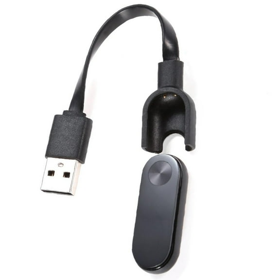 USB Charger Cable Cord Replacement for Bracelet Heart Rate Monitor Fitness 1 Set Black
