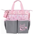 thumbnail image 3 of Crossbody Dinosaur Diaper Bag Tote with Changing Station for Baby Boy, 3 Piece Diaper Bag Set, 3 of 4