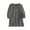 Dark Gray, variant on Women's Fleece Sherpa Tops Long Sleeve Fuzzy Warm Tunic Tops with 2 Pockets Lounge Loose Home Pajamas Winter Outfits (XL, Wine)