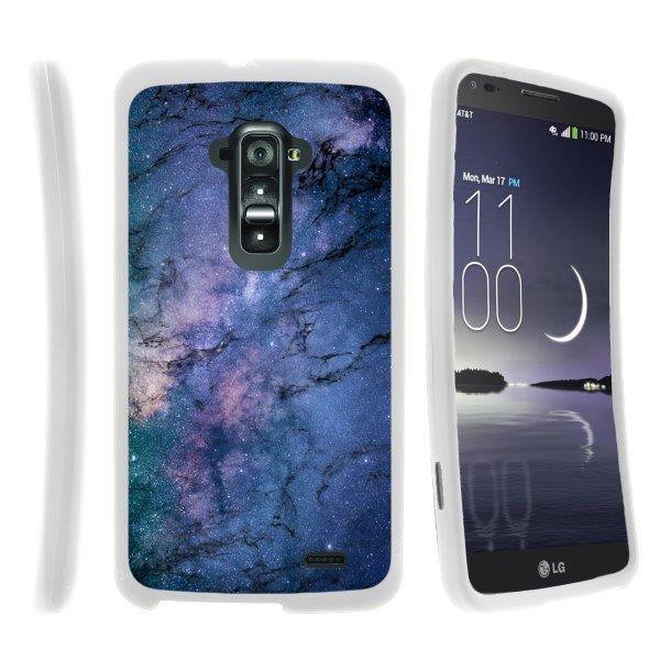 Turtlearmor A For Lg G Flex D959 D958 D950 Slim Duo Two Piece Hard Cover Slim Snap On Case Marble Galaxy Walmart Com Walmart Com