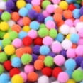thumbnail image 6 of Bottone 1000Pcs Soft Round Fluffy Craft PomPoms Mixed Color Pom Poms 10mm DIY Craft, 6 of 7