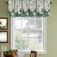thumbnail image 5 of Spring Valances for Windows, Butterfly Summer Botanical Flower Light Filtering Kitchen Curtains, Rod Pocket Window Valance Curtains for Living Room Bedroom, 54" W x 18" L, 2 Panels, 5 of 9
